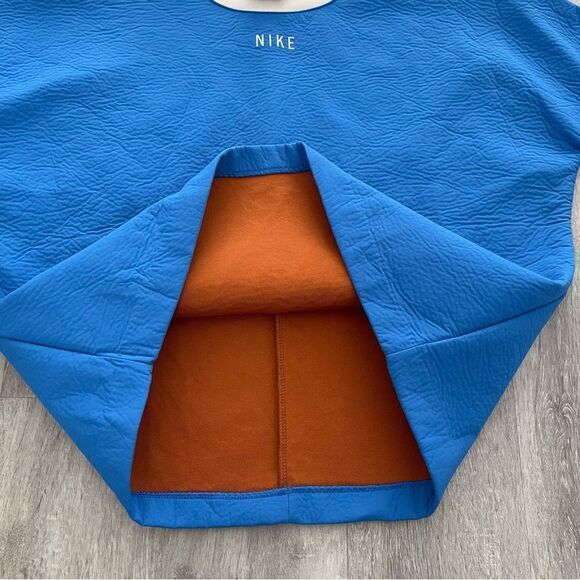 Nike Sportswear Women Tech Pack Blue Crew Top (930765-403) Size Small - Picture 4 of 7